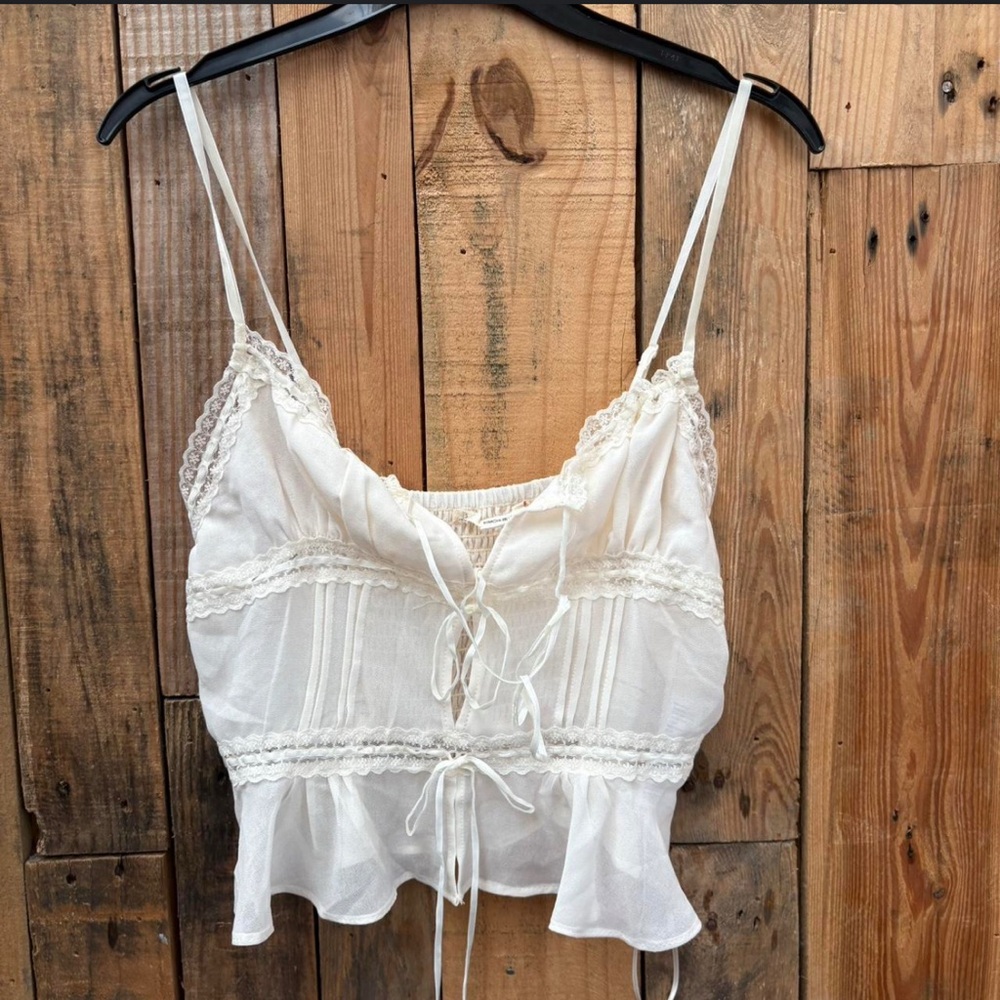 Kimchi Blue Sheer Lace Trimmed Cami